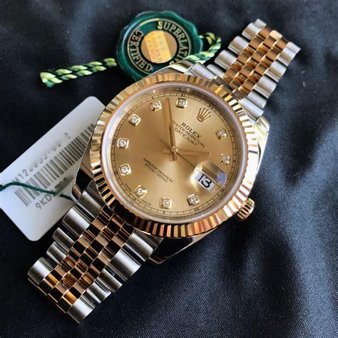 rolex datejust 36 two tone champagne dial|Rolex Datejust 41 ref 126333.